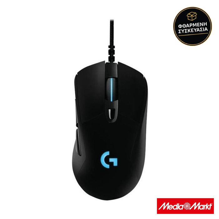 Logitech G403 Hero 25K RGB Black · φθαρμένη συσκευασία
