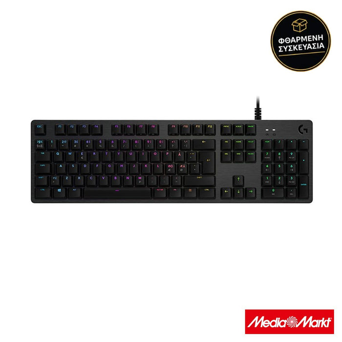 Logitech G512 Lightsync RGB Mechanical GX Blue Clicky · φθαρμένη συσκευασία