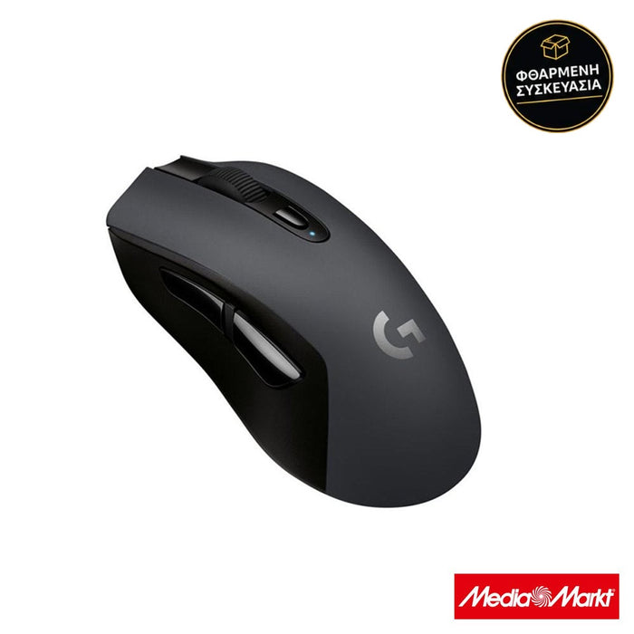 Logitech G603 Hero Lightspeed Wireless Black/Grey · φθαρμένη συσκευασία