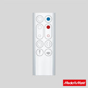 Dyson AM09 Hot + Cool Jet Focus White/Silver Ανεμιστήρας - 6