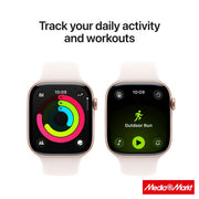 Apple Watch Series 11 GPS 42mm Rose Gold Aluminium Case με Light Blush Sport Band - S/M 4