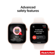 Apple Watch Series 11 GPS 42mm Rose Gold Aluminium Case με Light Blush Sport Band - S/M 6