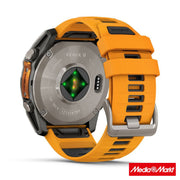 Garmin fēnix 8 51mm Sapphire Titanium with Spark Orange and Graphite 2