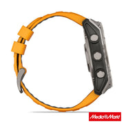 Garmin fēnix 8 51mm Sapphire Titanium with Spark Orange and Graphite 5
