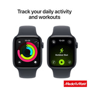 Apple Watch SE 3 GPS 40mm Midnight Aluminium Case Midnight με Sport Band S/M 6