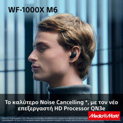 Sony WF-1000XM6 Wireless Noise Cancelling Earbuds - Black 3