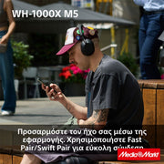 Sony WH-1000XM5 Noise Cancelling Wireless Headphones Midnight Blue 8