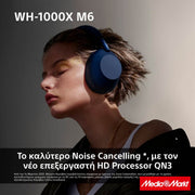 Sony WH-1000XM6 Flagship Noise Cancelling Wireless Over Ear Headphones Midnight Blue 10