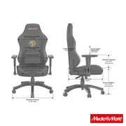 Anda Seat Phantom-3 Large Black Fabric 3