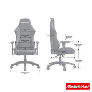 Anda Seat Luna AD18 Ύφασμα Large Grey 5