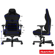 Anda Seat T-Pro II Black Fabric 3