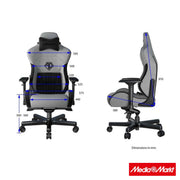 Anda Seat T-Pro II Grey Fabric 6