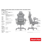 Anda Seat Kaiser-4 V2 Xl Pink 6