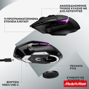 Logitech G502 X PLUS Black 7