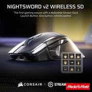 Corsair Nightsword V2 Stream Deck 2