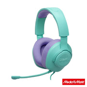 JBL Quantum 100Μ2 Over-Ear Wired Gaming Cyan 4