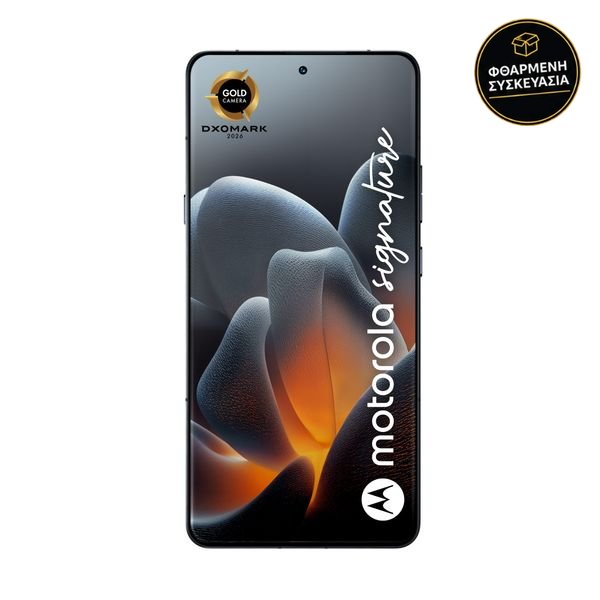 Motorola Signature 5G 16GB/512GB Pantone Carbon 1 · φθαρμένη συσκευασία