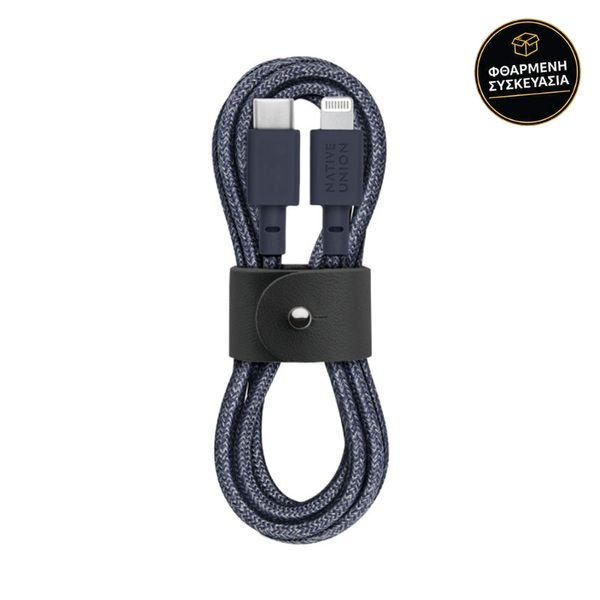 Native Union Belt Cable USB-C to Lightning 1.2 Indigo