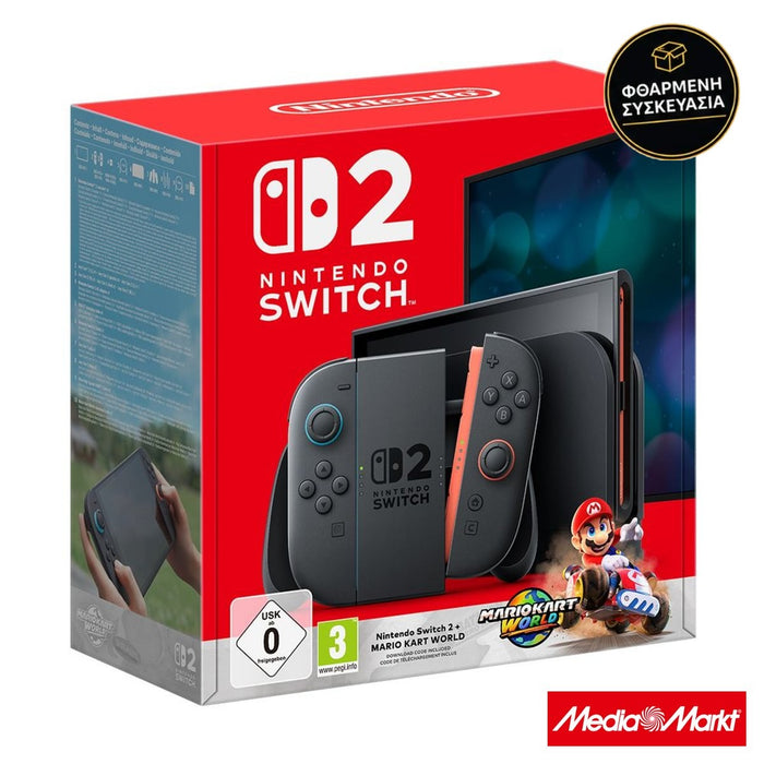 Nintendo Switch 2 & Mario Kart World · φθαρμένη συσκευασία
