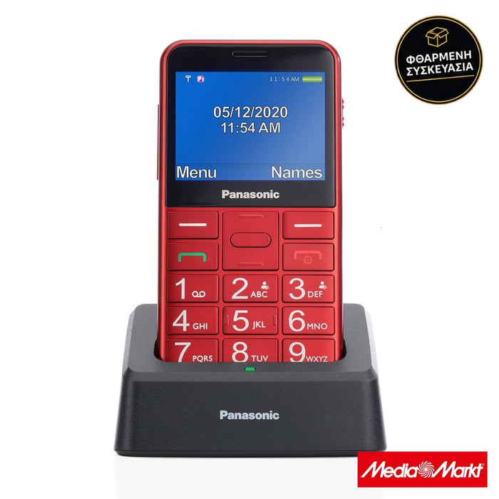 Panasonic KXTU155EX Red · φθαρμένη συσκευασία
