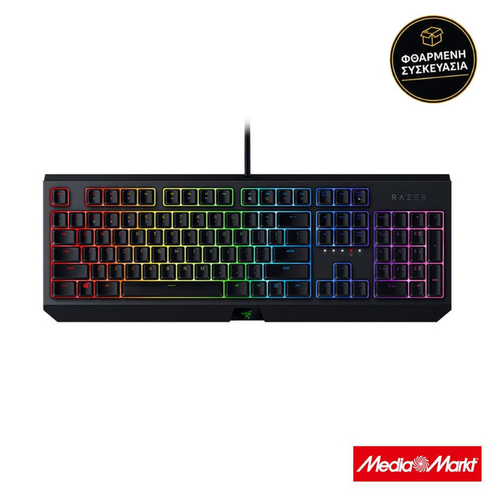 Razer BlackWidow Chroma Mechanical Green · φθαρμένη συσκευασία