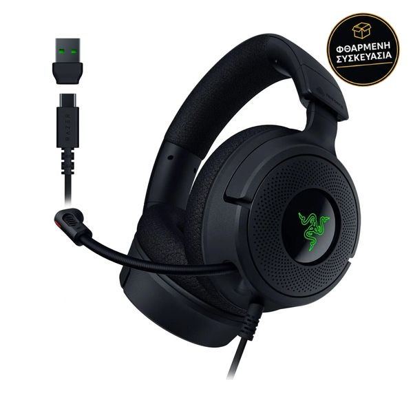 Razer Kraken V4 X USB 7.1 1 · φθαρμένη συσκευασία