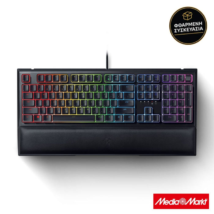 Razer Ornata V2 Hybrid Chroma · φθαρμένη συσκευασία