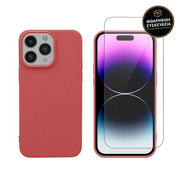 Redshield iPhone 14 Pro Max TPU & Tempered Glass Red 1
