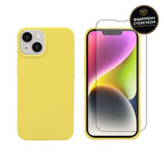 Redshield iPhone 14 TPU & Tempered Glass Yellow 1