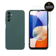 Redshield Samsung Galaxy A14 TPU & Tempered Glass Green 1