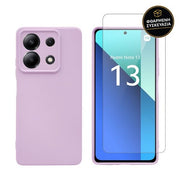 Redshield Xiaomi Redmi Note 13 5G Silicone Case & Glass Purple 1