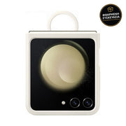 Samsung Galaxy Z Flip5 Silicone With Ring Cream 1
