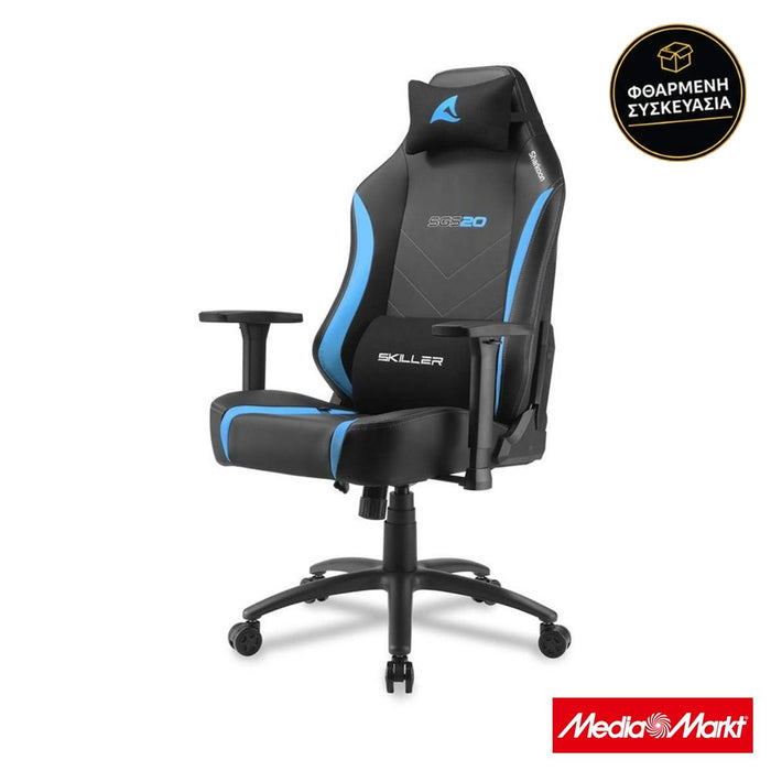 Sharkoon SKILLER SGS20 Black/Blue · φθαρμένη συσκευασία
