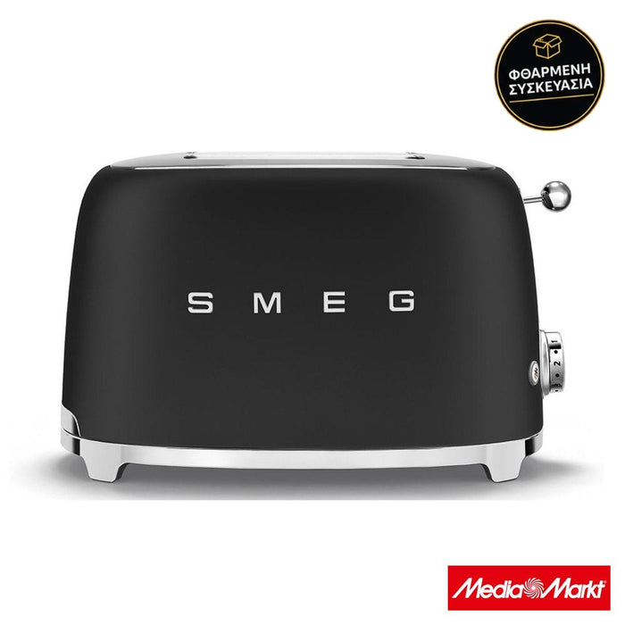 Smeg TSF01BLMEU Mat Black · φθαρμένη συσκευασία