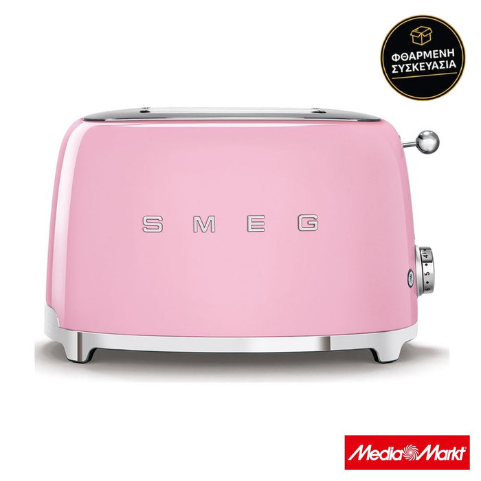Smeg TSF01PKEU Pink · φθαρμένη συσκευασία