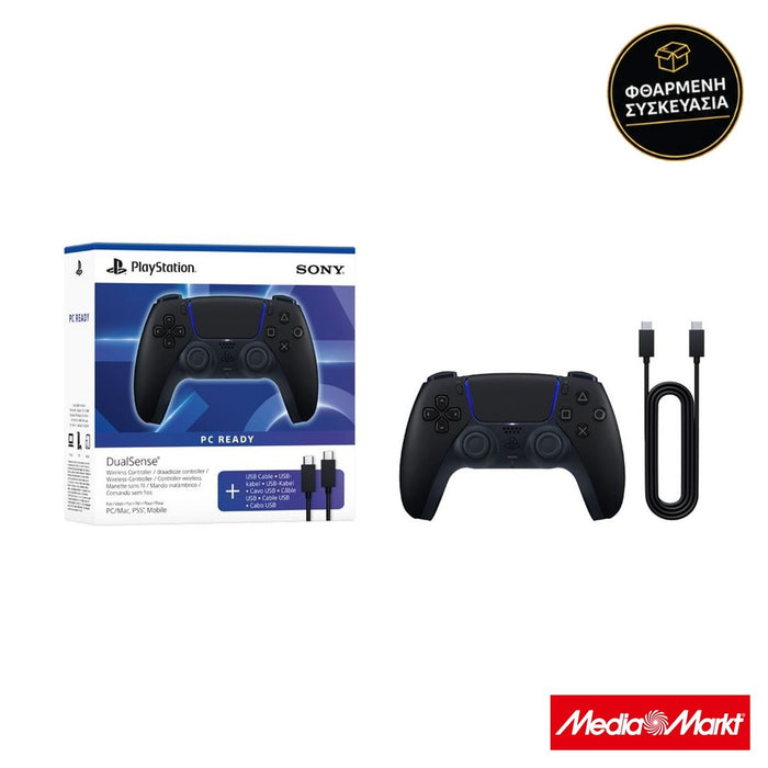 Sony DualSense Wireless Controller Midnight Black · φθαρμένη συσκευασία