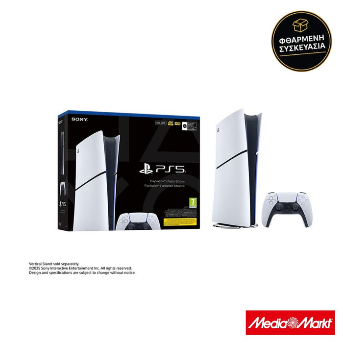 Sony PS5 Digital Slim Edition 825GB · φθαρμένη συσκευασία