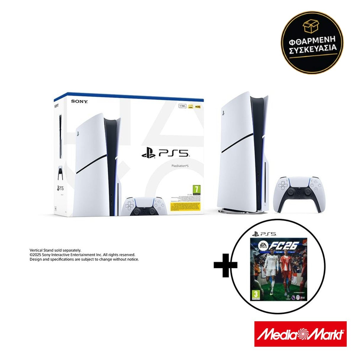 Sony PS5 Slim Edition 1TB & FC 26