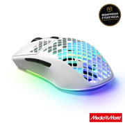 SteelSeries Aerox 3 Snow Wireless 1
