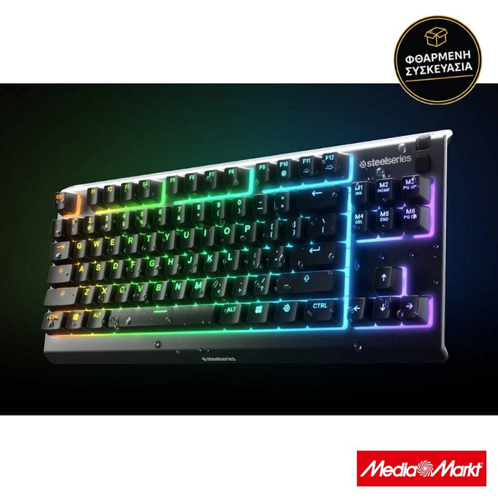SteelSeries Apex 3 TKL US Black · φθαρμένη συσκευασία