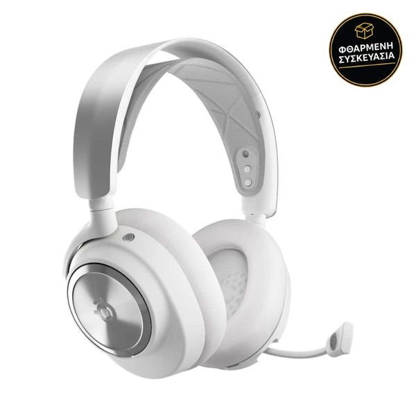 SteelSeries Artics Nova Pro Wireless White 1 · φθαρμένη συσκευασία