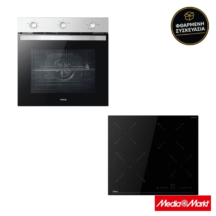 Teka Φούρνος HBB 6250 SS & Κεραμικές Εστίες TBC 64120 TCS BK · φθαρμένη συσκευασία