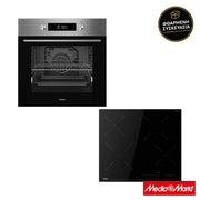 Teka HCB 6370 P Πυρολυτικός Φούρνος & TBC 64120 TCS BK Κεραμική Εστία 1