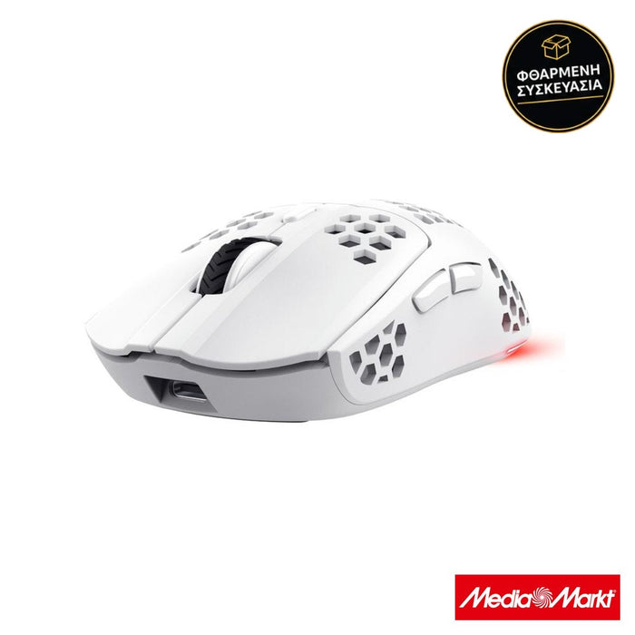Trust GXT 929W Helox Ultra-lightweight White · φθαρμένη συσκευασία